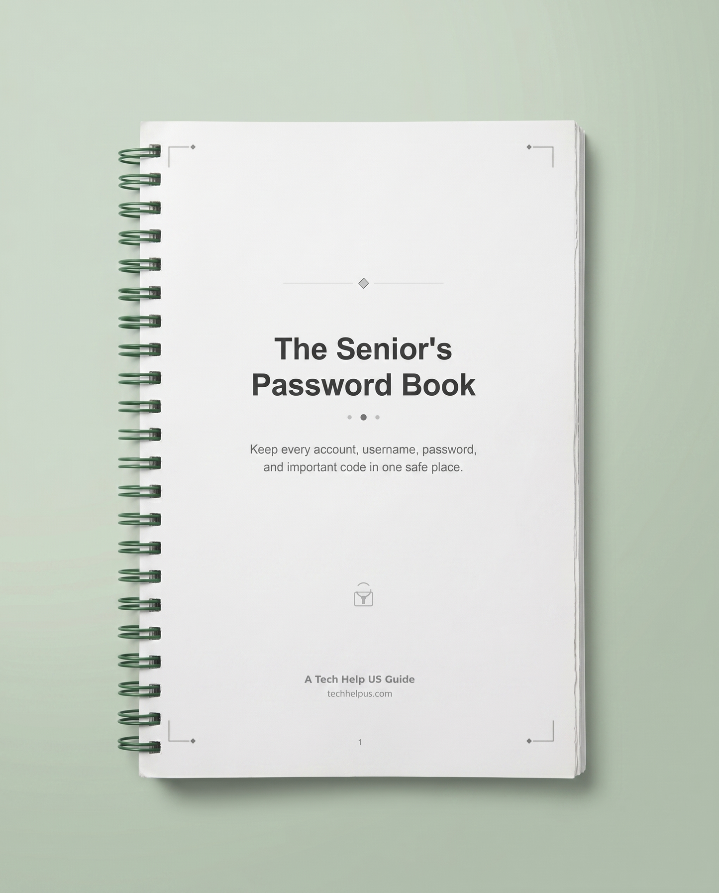The Senior's Password Book